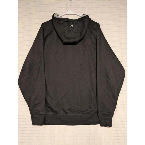 New York Jets NY Hoodie Pullover Sweatshirt Jet Logo Mens Medium Drawstrings - Picture 9 of 9